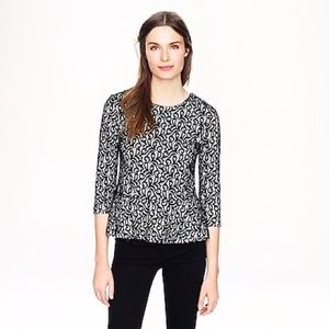 J. Crew lace peplum top